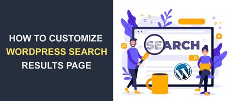 wordpress change search results page|How to Customize the Search Results Page in .